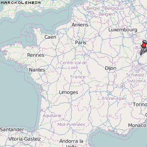 Marckolsheim Karte Frankreich