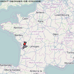 Saint-Georges-de-Didonne Karte Frankreich