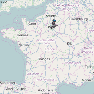 Buc Karte Frankreich