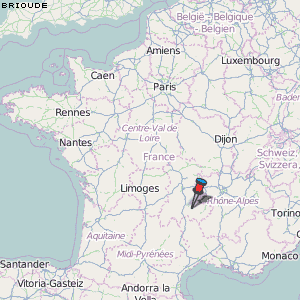 Brioude Karte Frankreich
