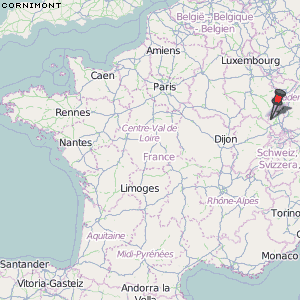 Cornimont Karte Frankreich