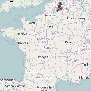 Abscon Karte Frankreich