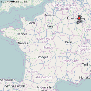 Scy-Chazelles Karte Frankreich