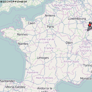 Bischoffsheim Karte Frankreich