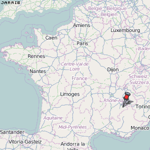 Jarrie Karte Frankreich