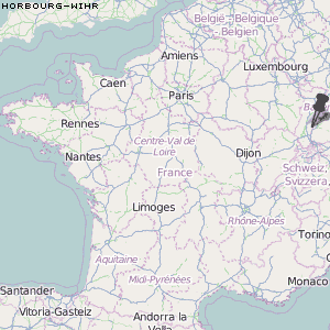 Horbourg-Wihr Karte Frankreich
