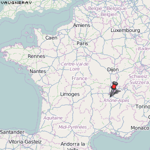 Vaugneray Karte Frankreich