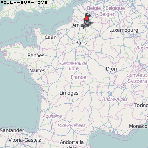 Ailly-sur-Noye Karte Frankreich