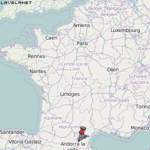 Lavelanet Karte Frankreich