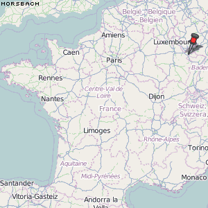 Morsbach Karte Frankreich