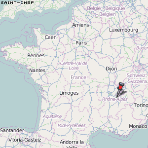 Saint-Chef Karte Frankreich
