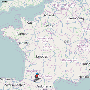 Ibos Karte Frankreich