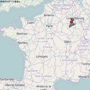 Fains-Véel Karte Frankreich