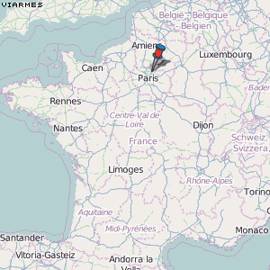 Viarmes Karte Frankreich