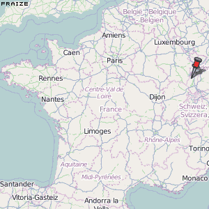 Fraize Karte Frankreich