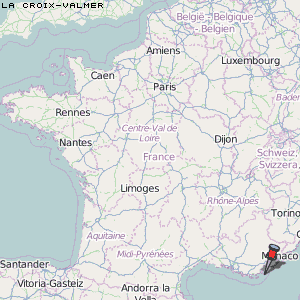 La Croix-Valmer Karte Frankreich