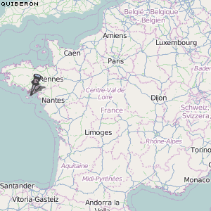 Quiberon Karte Frankreich