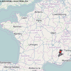 Laragne-Montéglin Karte Frankreich