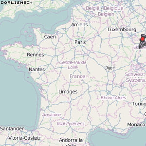 Dorlisheim Karte Frankreich