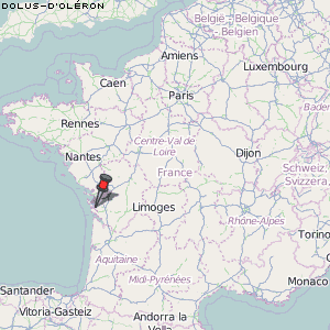 Dolus-d'Oléron Karte Frankreich