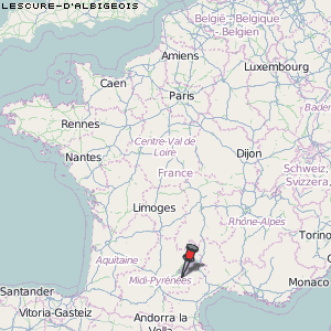 Lescure-d'Albigeois Karte Frankreich