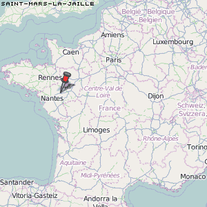 Saint-Mars-la-Jaille Karte Frankreich