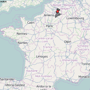 Ham Karte Frankreich