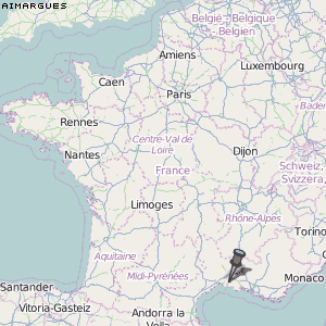 Aimargues Karte Frankreich