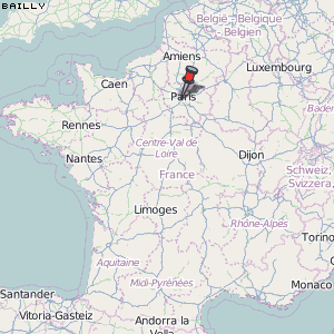 Bailly Karte Frankreich
