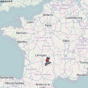 Gramat Karte Frankreich