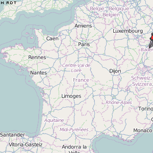 Hœrdt Karte Frankreich