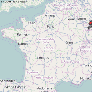 Truchtersheim Karte Frankreich