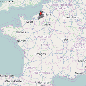 Duclair Karte Frankreich