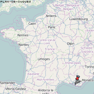 Plan-de-Cuques Karte Frankreich