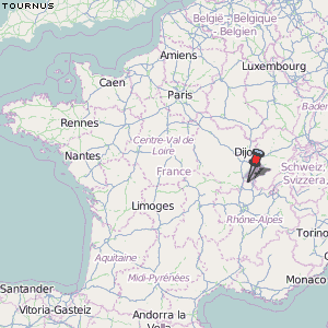 Tournus Karte Frankreich