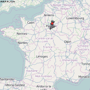 Arpajon Karte Frankreich