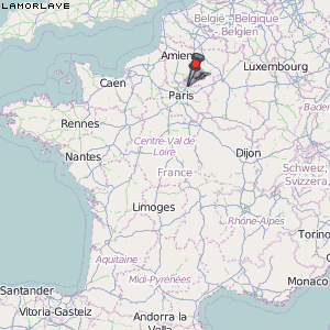 Lamorlaye Karte Frankreich