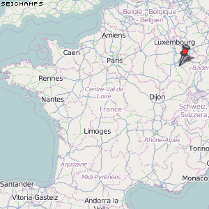 Seichamps Karte Frankreich