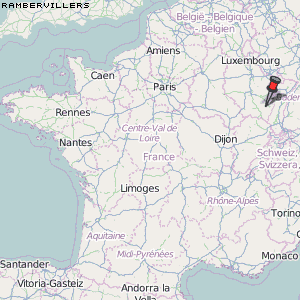 Rambervillers Karte Frankreich