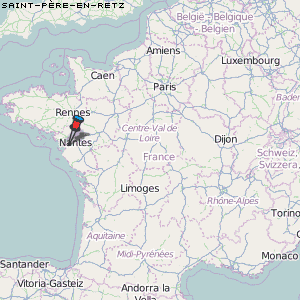 Saint-Père-en-Retz Karte Frankreich