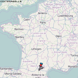 Cintegabelle Karte Frankreich