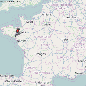 Monterblanc Karte Frankreich
