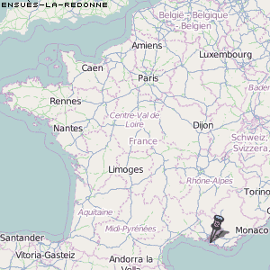 Ensuès-la-Redonne Karte Frankreich