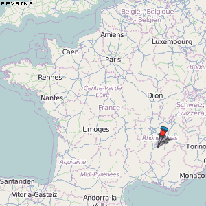 Peyrins Karte Frankreich