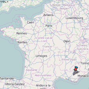 Volx Karte Frankreich