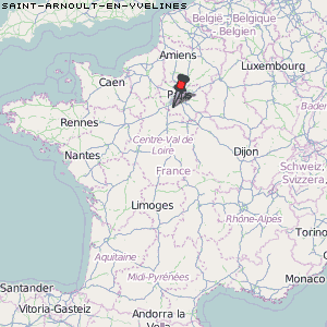 Saint-Arnoult-en-Yvelines Karte Frankreich