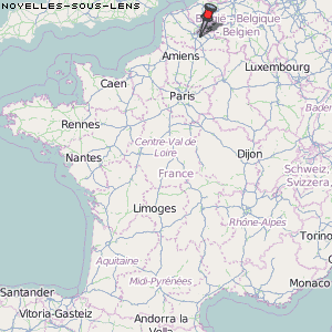 Noyelles-sous-Lens Karte Frankreich