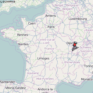 Louhans Karte Frankreich
