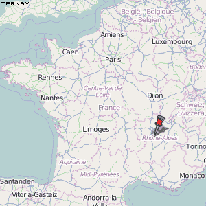 Ternay Karte Frankreich