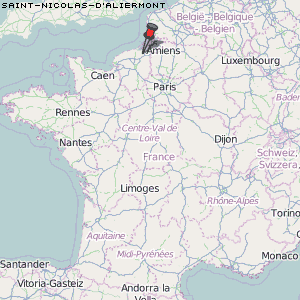 Saint-Nicolas-d'Aliermont Karte Frankreich